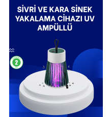 2’si 1 Arada LED Işıklı Elektrikli Böcek Öldürücü