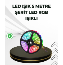Dekoratif Kumandalı Şerit LED 5 Metre