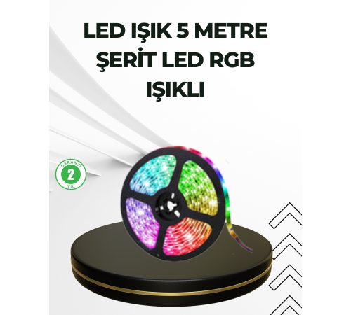 Dekoratif Kumandalı Şerit LED 5 Metre