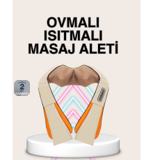 Bel Omuz Boyun Masaj Aleti Ovmalı Isıtmalı Kas Yorgunluğu Giderici