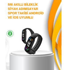 Akıllı Bileklik – Kalp Atışı, Uyku, Adımsayar ve Bildirim Takibi