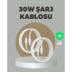iPhone iPad Airpods Uyumlu 30W Type-C to Lightning Kablo