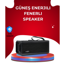 J-IPOX P520 Solar Enerjili Bluetooth Hoparlör FM Radyolu 8W Ses