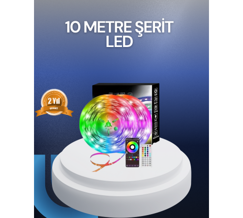 10 Metre USB Smart Şerit Led Kumandalı Telefon Kontrollü