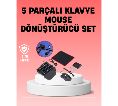 Mobil  Aksesuar Seti | Kablosuz Düşük Gecikmeli Klavye & Mouse