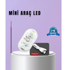 Araç İçi ve Ev Kullanımı İçin 7 Renkli Dekoratif LED Lamba