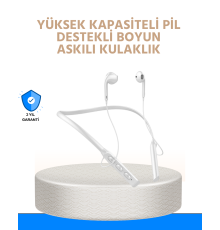 Gürültü Azaltıcı Ergonomik Boyun Askılı Kablosuz Kulaklık