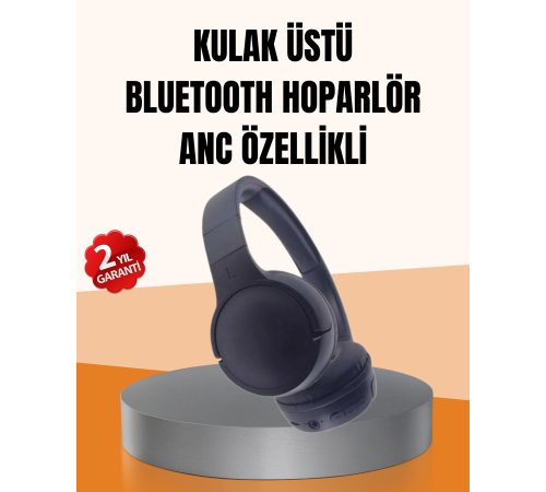 Ayarlanabilir Baş Bantlı Kablosuz Kulak Üstü Kulaklık