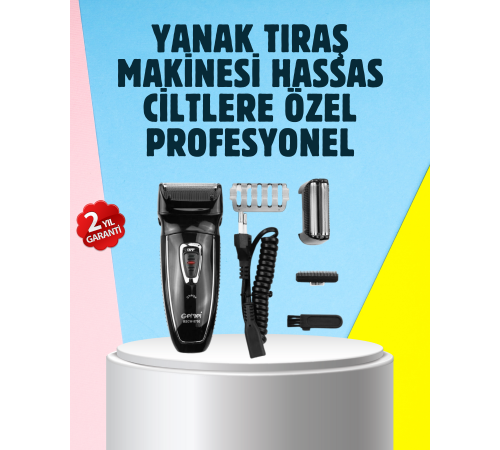 Çift Başlıklı Taşınabilir Tıraş Cihazı