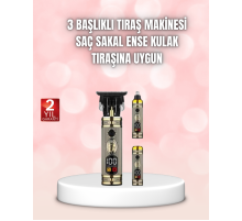 8 Taraklı Saç Kesme ve Sakal Şekillendirme Makinesi