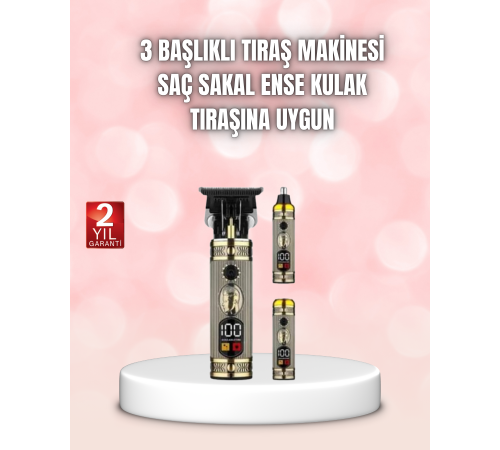 8 Taraklı Saç Kesme ve Sakal Şekillendirme Makinesi