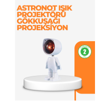 USB Şarjlı Taşınabilir Gün Batımı Projektör Lambası