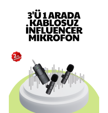 Çok Yönlü Mikrofon - Net Ses, Uzun Pil