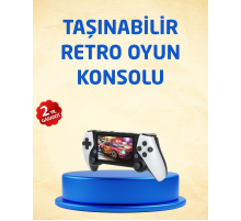 3D Ekranlı Mini Oyun Konsolu + Multimedya