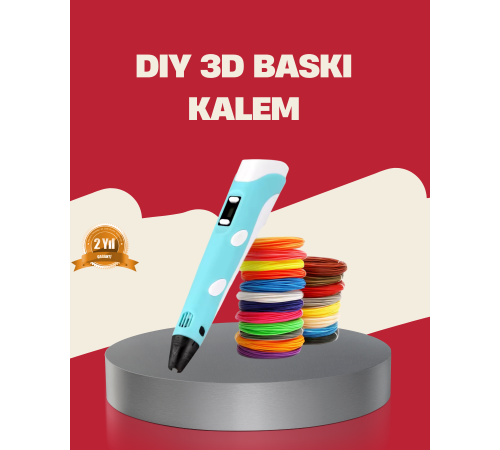 Çocuklar İçin Güvenli 3D Yazıcı Kalem