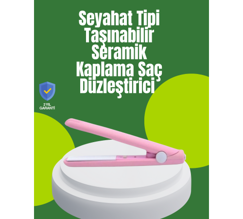 Yüzer Plakalı Kompakt Bukle Maşası – Elastik Tutuculu, Saç Dostu Profesyonel Tasarım