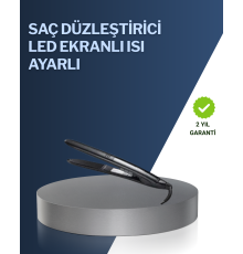 2025 Yeni Seri Dijital Ekranlı Isı Ayarlı Saç Düzleştirici Titanyum Kaplama A Kalite