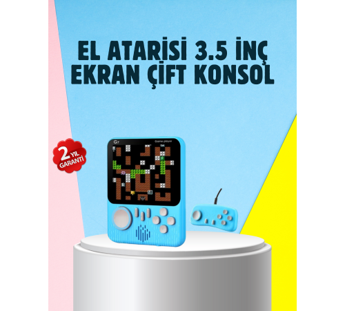 666 Klasik Oyunlu Mini Retro Konsol – Büyük Ekran Desteği