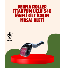 Dermaroller 1 mm Akne İzleri ve Çatlak Giderici Cilt Bakım Aleti