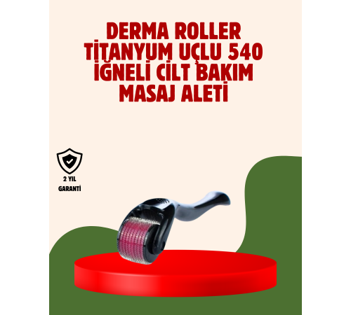 Dermaroller 1 mm Akne İzleri ve Çatlak Giderici Cilt Bakım Aleti