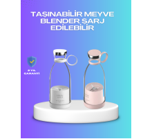 Çevre Dostu Cam Gövdeli Kablosuz Smoothie Blender