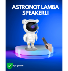 Ayarlanabilir Parlaklık ve Zamanlayıcı Modlu Astronot Lamba