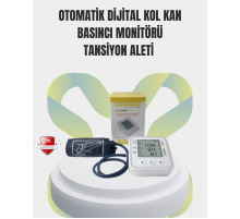 2 Kullanıcı Hafızalı USB Uyumlu Tansiyon Ölçer