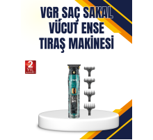 VGR V-695 Profesyonel Tıraş Makinesi Seramik Bıçaklı Turbo Güçlü Motor