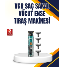 VGR V-695 Profesyonel Tıraş Makinesi Seramik Bıçaklı Turbo Güçlü Motor