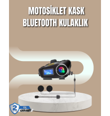 500 Metre İnterkom Mesafeli Kask Kulaklığı Gürültü Engelleyici