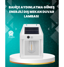 Çok Modlu Güneş Enerjili Bahçe ve Balkon Lambası
