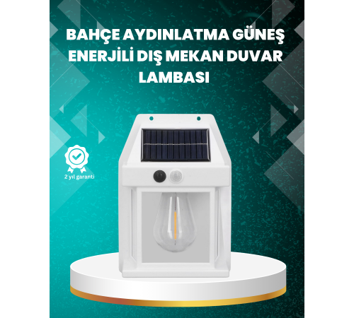 Çok Modlu Güneş Enerjili Bahçe ve Balkon Lambası Çok Modlu Güneş Enerjili Bahçe ve Balkon Lambası