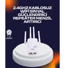 Yüksek Hızlı Parazit Önleyici WiFi Repeater Router