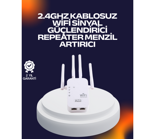 Yüksek Hızlı Parazit Önleyici WiFi Repeater Router