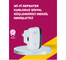 Wireless-N WiFi Repeater 300 Mbps Sinyal Güçlendirici (Kopya)
