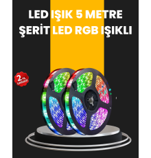 5 Metre Kumandalı Su Geçirmez Şerit LED