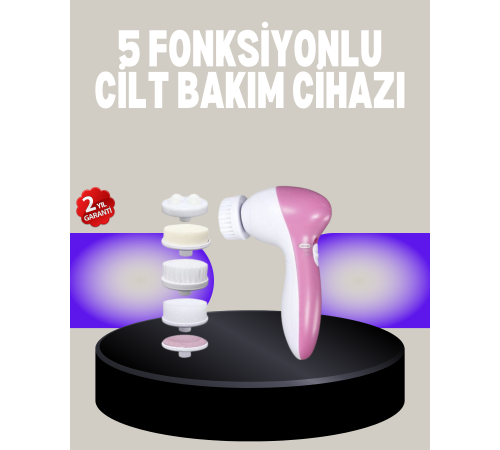 Fırçalı Yüz Temizleme ve Spa Masaj Cihazı