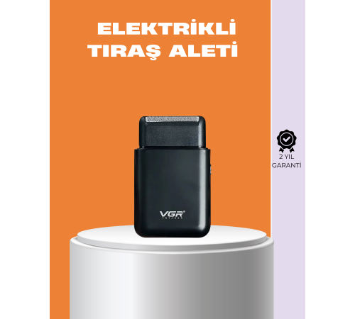 45 Dakika Çalışma Süreli Şarjlı Tıraş Makinesi | ABS Gövdeli