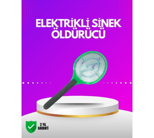 İç ve Dış Mekan Elektrikli Sinek Öldürücü | Hafif ve Ergonomik Tasarım