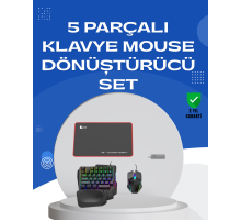 Profesyonel Mobil Oyun Seti | Yüksek DPI Mouse + Ergonomik Klavye