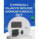 Profesyonel Mobil Oyun Seti | Yüksek DPI Mouse + Ergonomik Klavye