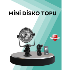 Uzaktan Kumandalı RGB Disko Projektör Işığı