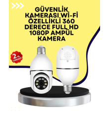 İki Yönlü Ses Destekli Ev Güvenlik Kamerası – Yerel Kayıt Özellikli