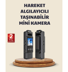 128GB Destekli Hareket Algılamalı Mini Kamera