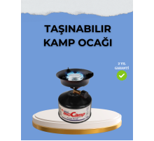 Kompakt ve Hafif Kamp Ocağı Seti Gaz Tüplü