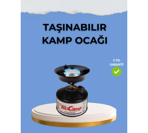 Kompakt ve Hafif Kamp Ocağı Seti Gaz Tüplü