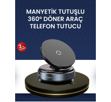 16 Mıknatıslı Araç Telefon Tutucu Kaymaz ve Güvenli