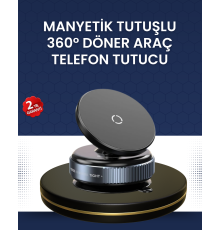 16 Mıknatıslı Araç Telefon Tutucu Kaymaz ve Güvenli