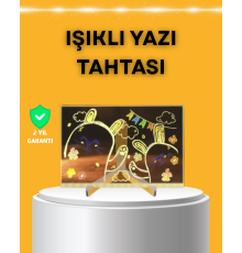 Masaüstü ve Duvara Monte Edilebilir LED Işıklı Yazı Panosu