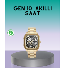 Modern Tasarımlı Akıllı Saat Kalp Atış Uyku Spor Aktivite Takip